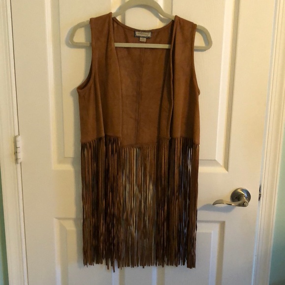 Ethereal Suede Vest - Picture 1 of 5